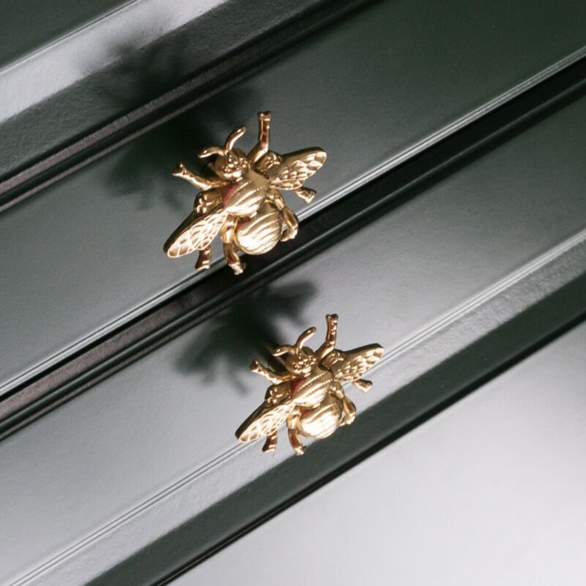 American Brass Bee Shape Small Knob Wardrobe Door Knob Etsy