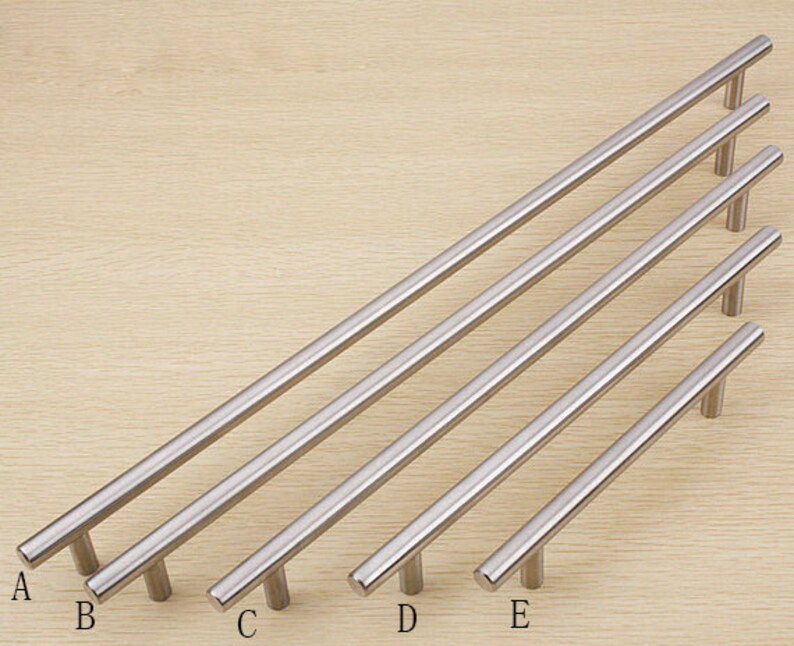 Modern Drawer Pull Handle Wardrobe Pull Handle Stainless Steel Etsy