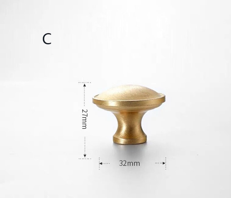 Modern Door Knob Drawer Knob Wardrobe Knob Modern Metal Knob Etsy UK