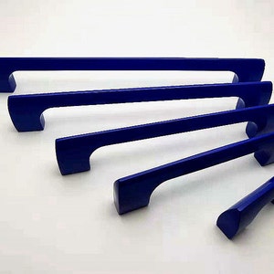Modern Blue White Black Door Pull Handle Cabinet Pull Handle Drawer Pull Handle Simple Wardrobe Pull Handles