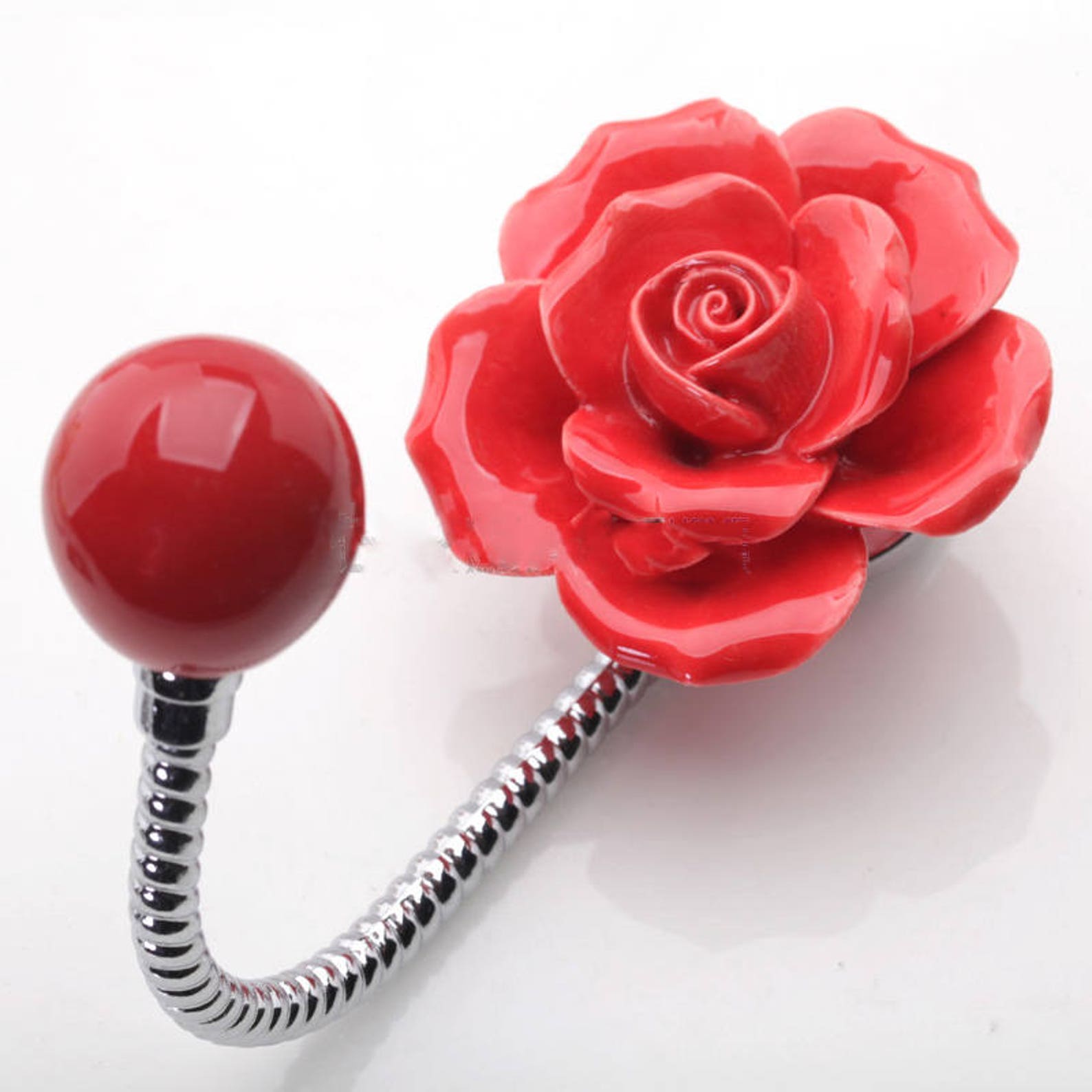 Rose Wall Hook / Decorative Hook / Wall Hook /coat Hangers Etsy