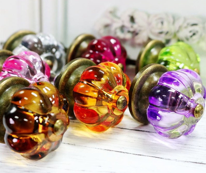 Colorful Acrylic Knob Drawer Knob Decorative Knob Door Knob Etsy