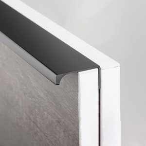 Invisible Pull Handle Modern Simple Champagne Pull Handle Pull Handle Wardrobe Drawer Concealed Handle Cabinet Hidden Handle