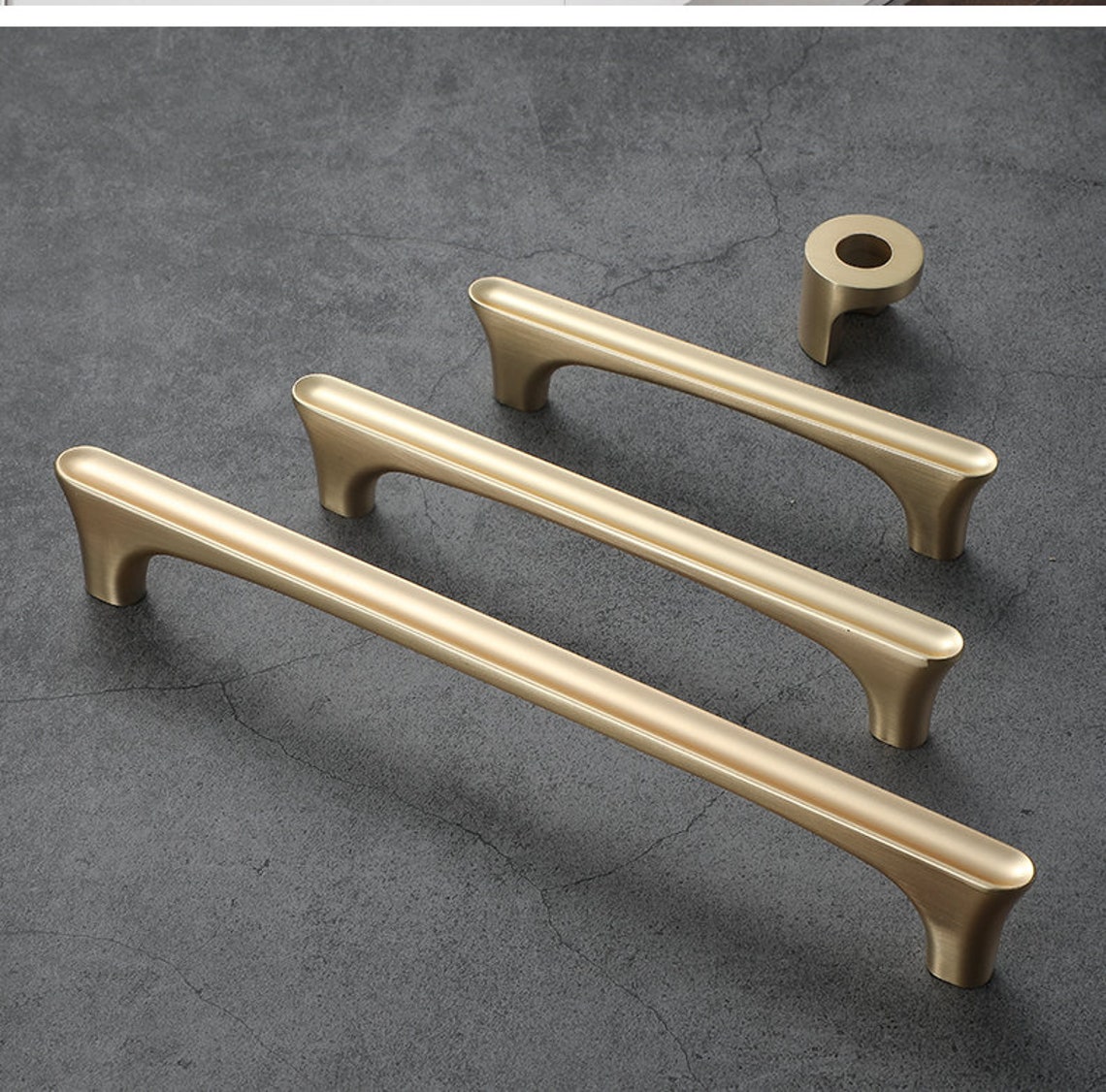 American Simple Gold Door Pull Handle Drawer Pull Handle Etsy Canada