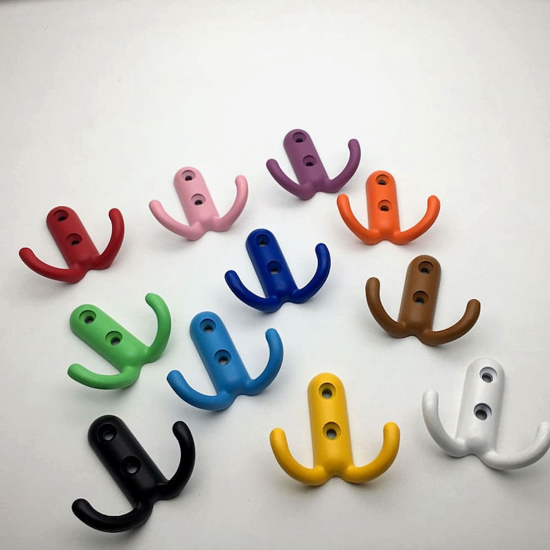 Colorful Modern Wall Hooks Decorative Hooks Coat Hangers Etsy