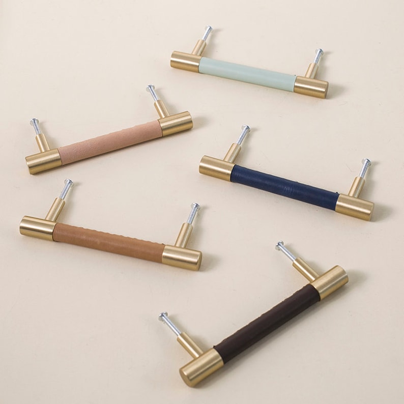 Nordic Brass Door Handle Knob Wardrobe Pull Handle Drawer Pull Etsy
