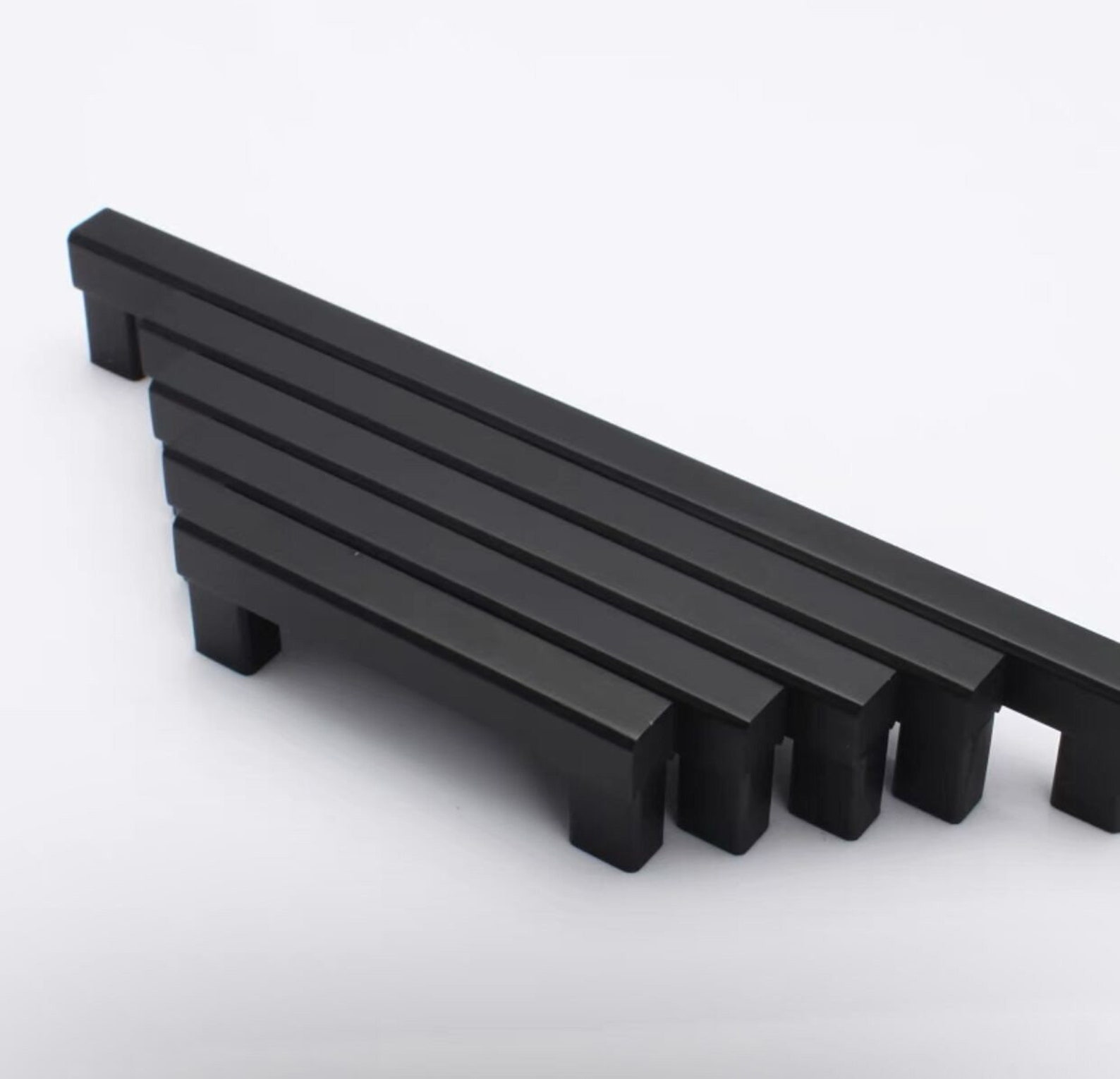 Modern Simple Black Pull Handle Drawer Pull Handle Etsy