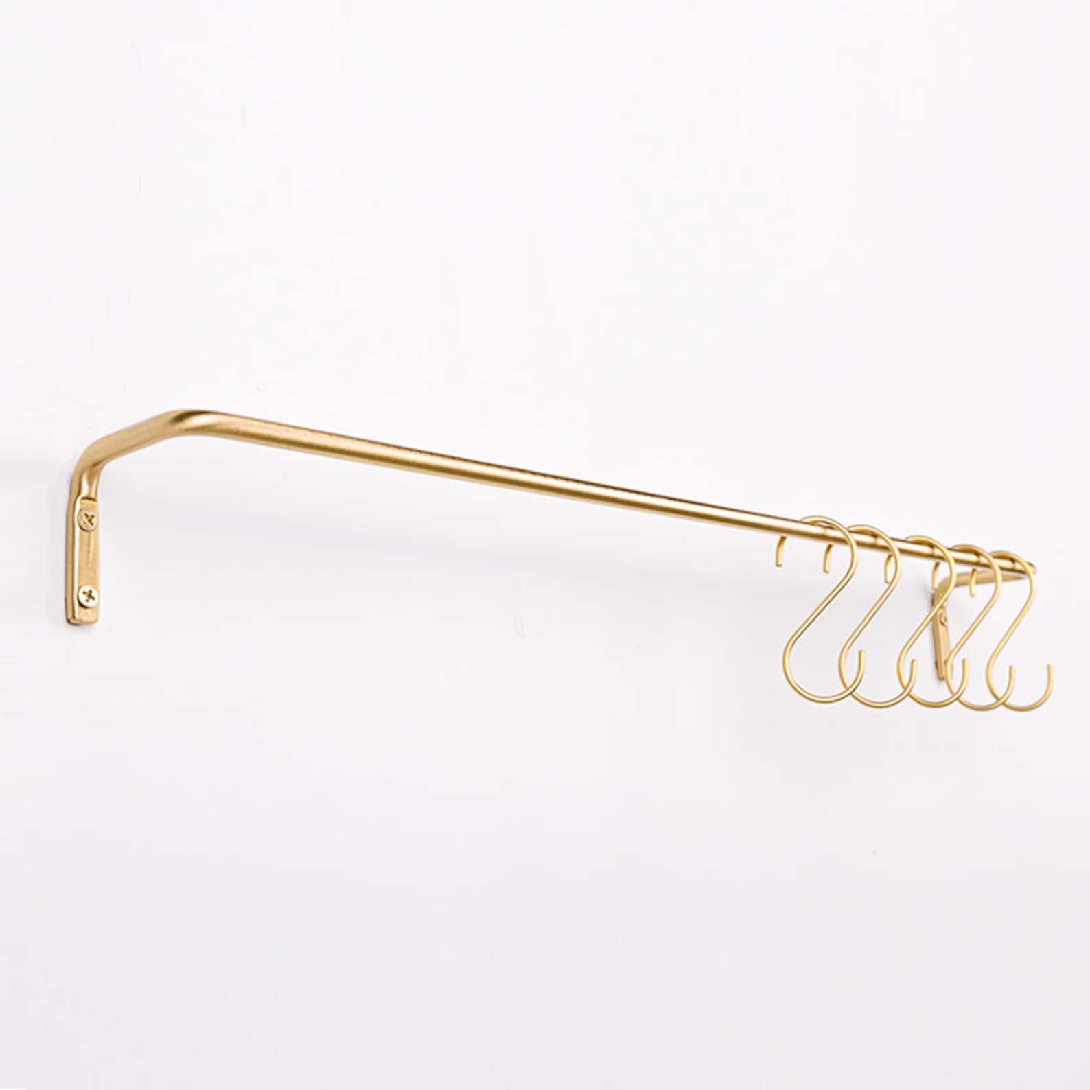 Nordic Pure Copper Wall Hanging Rod Hook Decorative Hook Coat Etsy