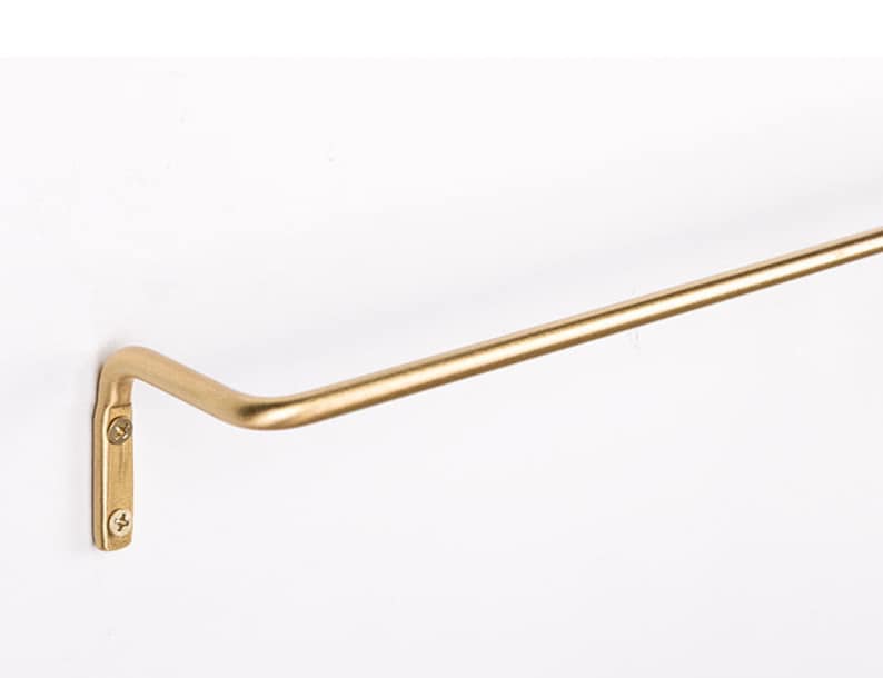 Nordic Pure Copper Wall Hanging Rod Hook Decorative Hook Coat Etsy