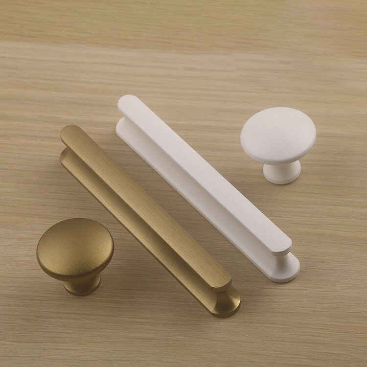 Modern Simple White Door Pull Handle Drawer Pull Handle Cabinet Pull Handle American Wardrobe Pull Handle