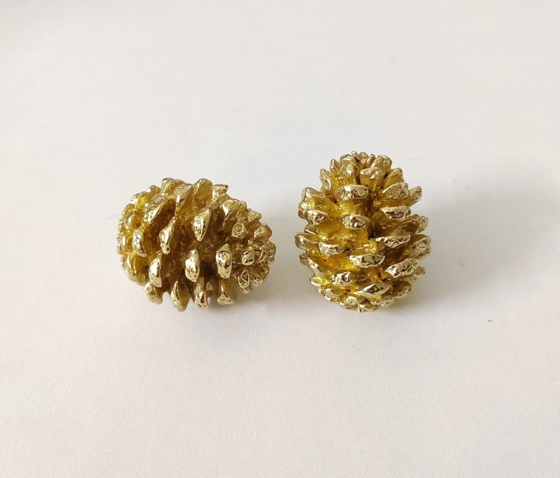 Brass Pine Cones Drawer Door Knob Wardrobe Knob Etsy