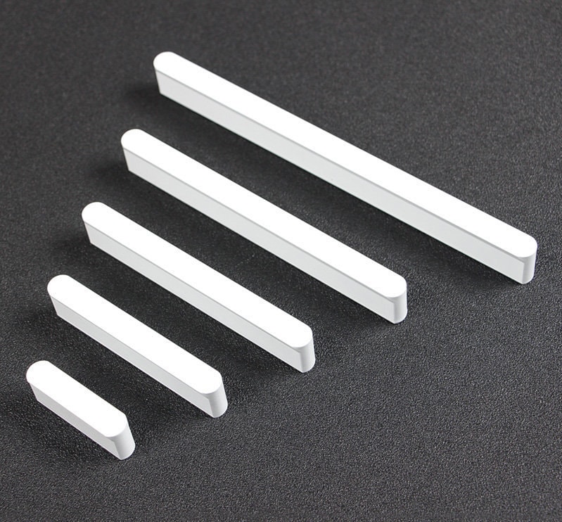 Modern Simple Matte White Door Pull Handle Drawer Pull Handle Cabinet Pull Handle American Wardrobe Pull Handle