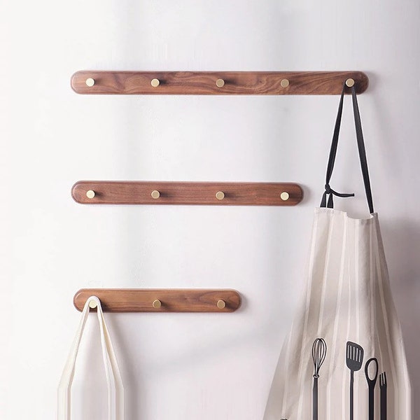 Nordic Creativity Wall Hook Decorative Hook Wall Hook Coat Hangers Rack Hook Solid Wood Hook