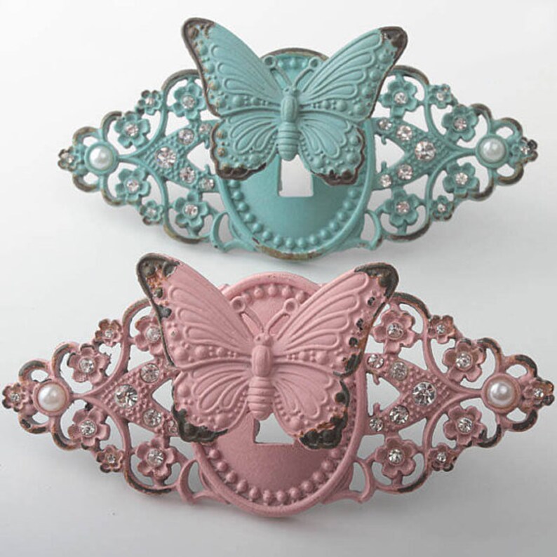 Chic Butterfly Shape Drawer Knob Dresser Knob Wardrobe Knob Etsy