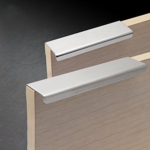 Lnvisible Handle Modern Simple Pull Handle 304 Stainless Steel Pull Handle Wardrobe Drawer Concealed Handle Cabinet Hidden Handle
