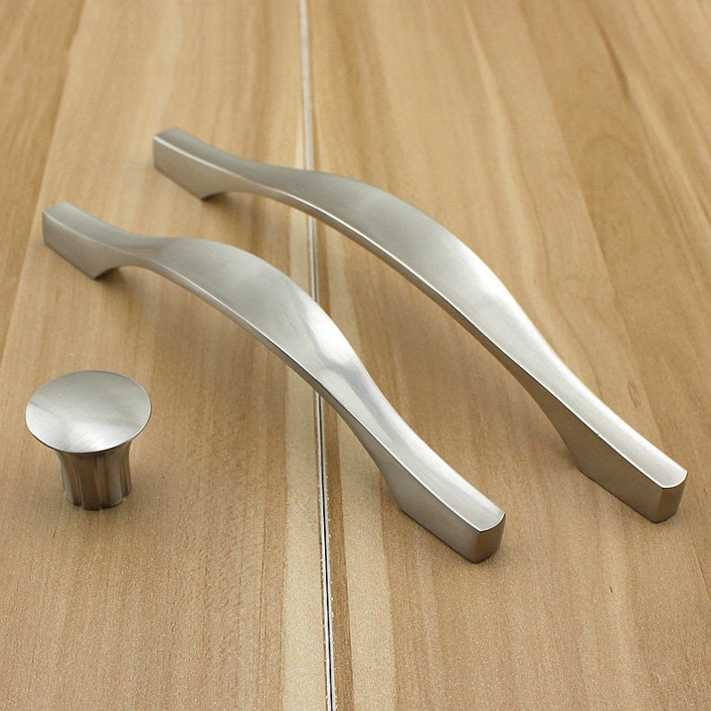 Modern Metal Pull Handle Wardrobe Pull Handle Door Pull Handle Etsy