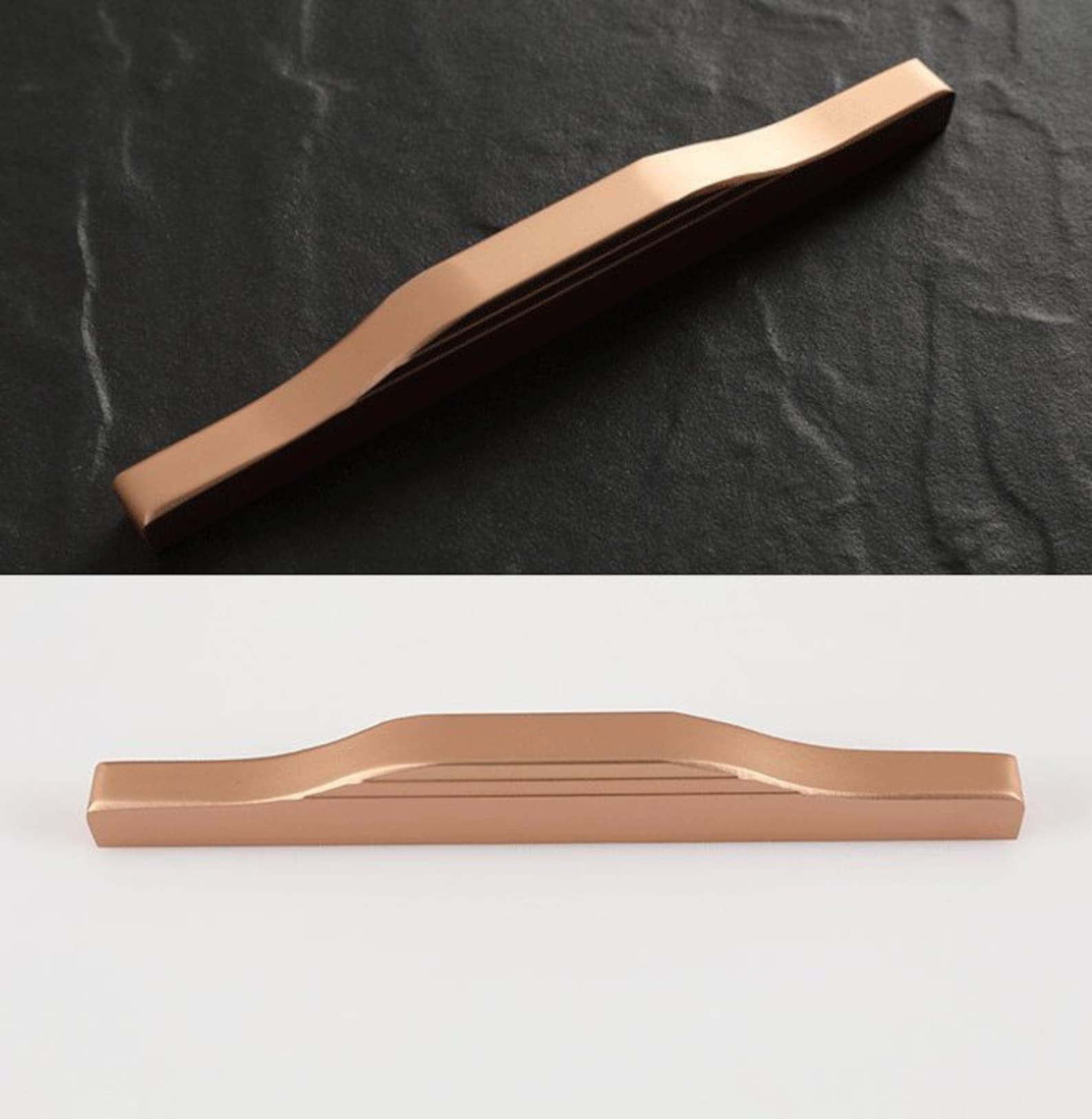 Rose Gold Large Door Pull Handle Pull Handle Drawer Etsy UK