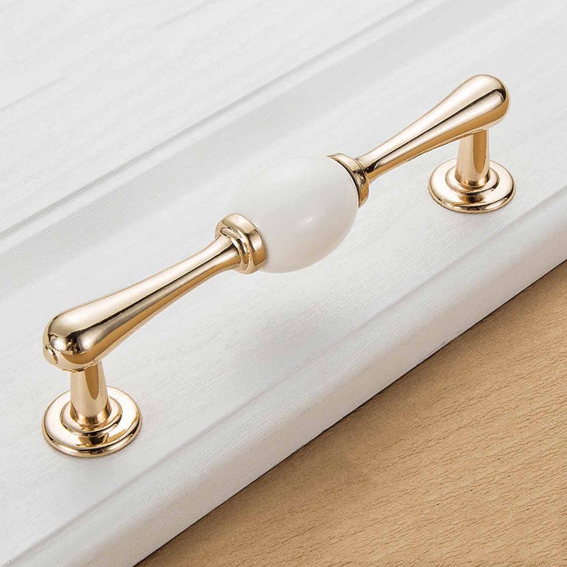 European White Ceramic Pull Handle Pull Handle Door Etsy