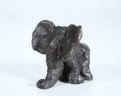 Elefant Bronze, signiert, Sonja Zeltner-Müller, Kunst modern art, Skulptur, wetterfest, 5er Auflage,