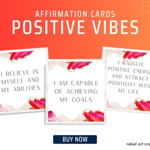 Boho Affirmation Cards, Printable, Boho Affirmation Deck, Motivational Cards, Manifestation Cards, Positive Daily Affirmation| PAFF002