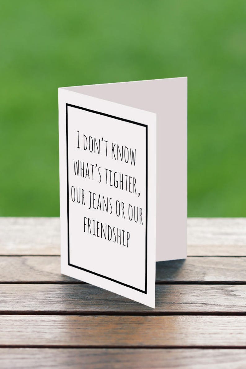 Best Friend Card Funny card for friend Funny Friend Card  Etsy