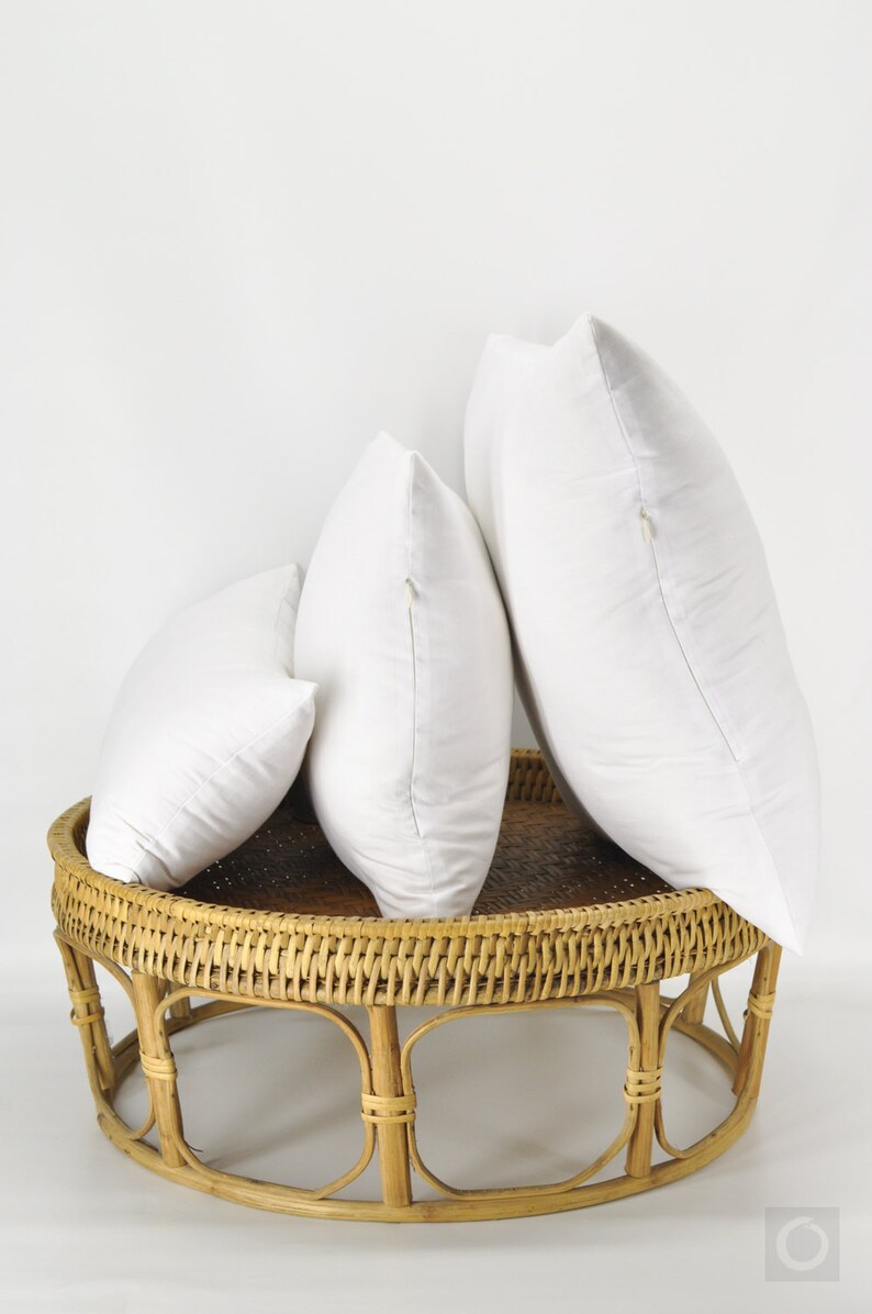 Natural Pillow Insert 100 Organic Kapok Filling Throw Pillow Etsy