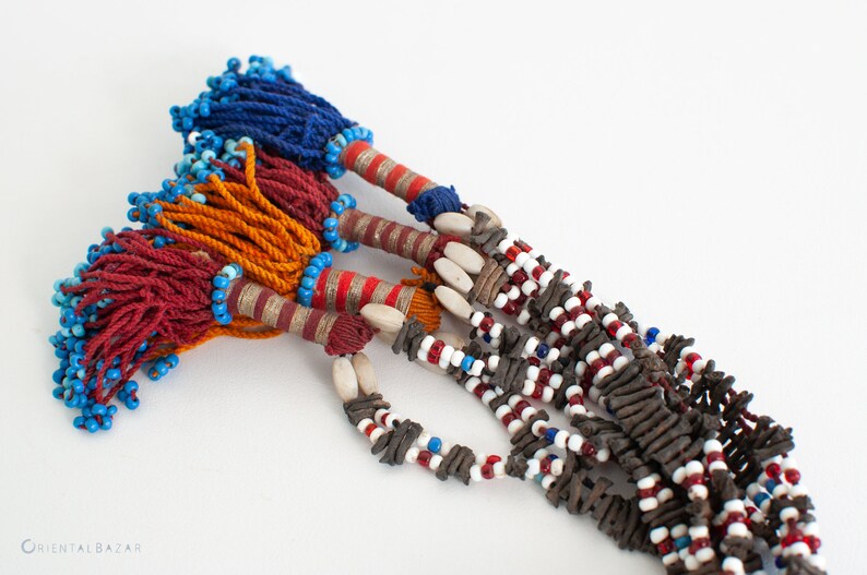 Vintage Tribal Beaded Tassel Afghan Kuchi Tassel Funky Gypsy Etsy