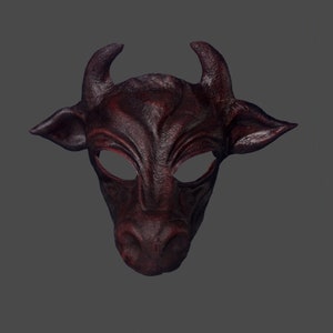 Leather Mask Leather Cow image 1