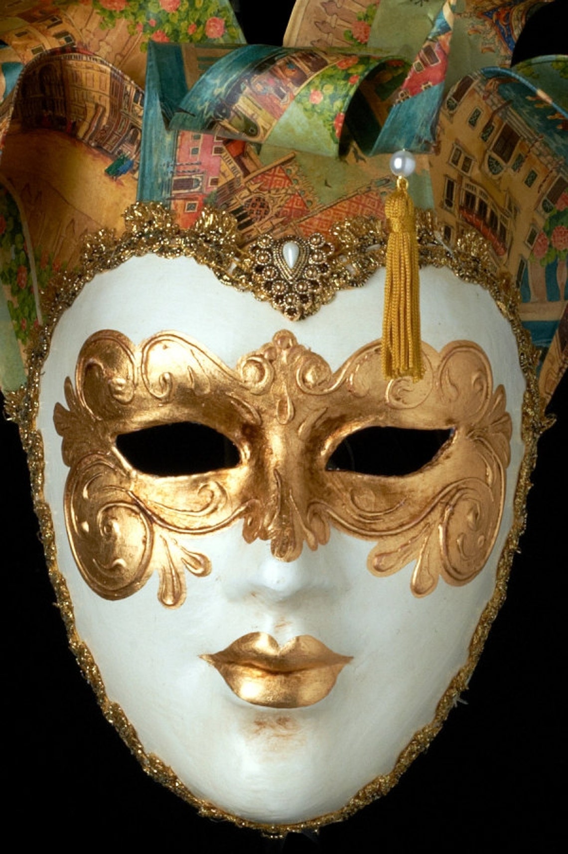 Masque Vénitien Visage de la Belle Venise Etsy France