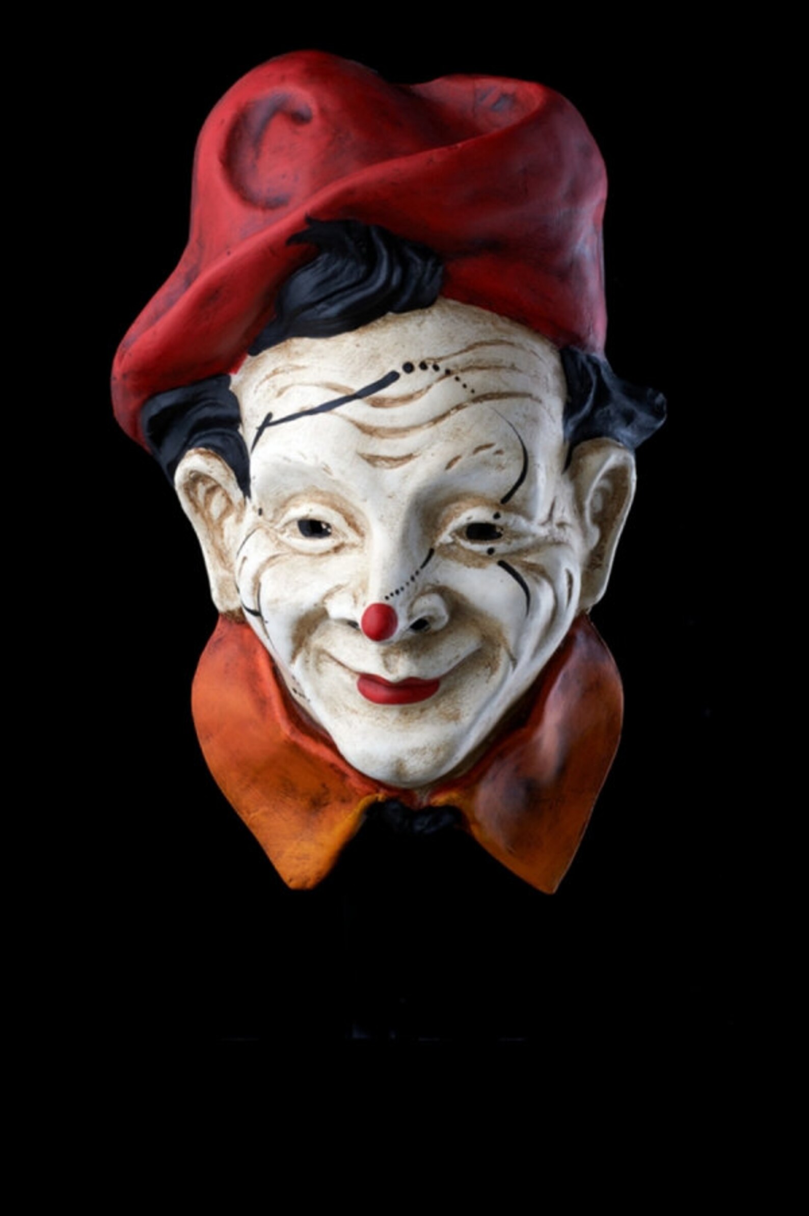 Mask White Clown Etsy