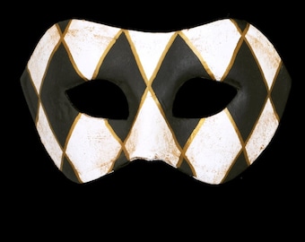Venezianische Maske | Eule in Diamanten