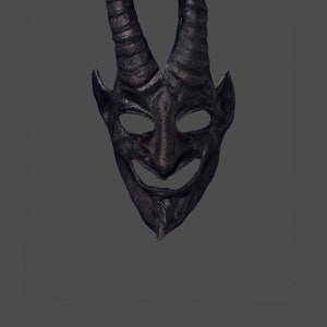 Leather Mask Leather Devil - Etsy