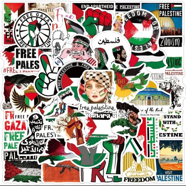 FREE PALESTINE assorted sticker packs | All proceeds donated to Palestine | Palestine solidarity |