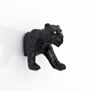 Mini-Magnet Kleiner schwarzer Panther Bild 1