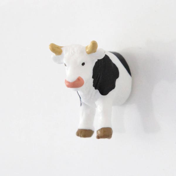 Mini-Magnet "Kleine schwarz-weiße Kuh"