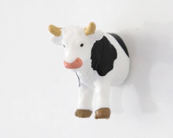 Fridge Magnet "Little black-white cow"