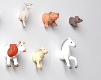 Mini-Magnet-Set "Kleine Farmtiere"