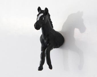 Fridge Magnet "Little black horse"