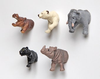 Fridge Magnet Set "5 little wild animals"