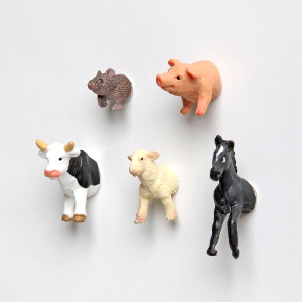 Mini-Magnet-Set "Kleine Farmtiere"