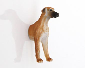 Magnet "Dogge goldgelb"