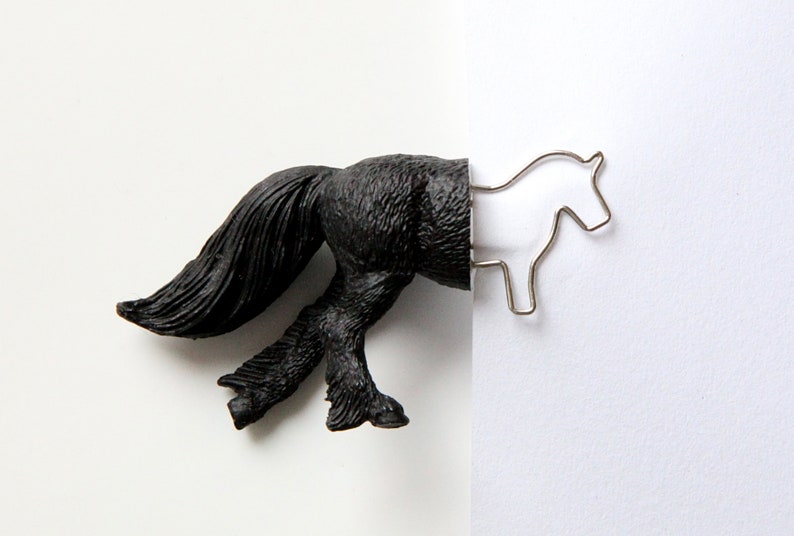 Bookmark Black horse 1 imagem 6