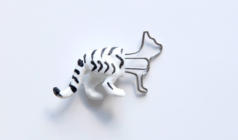 Bookmark Little white tiger afbeelding 2