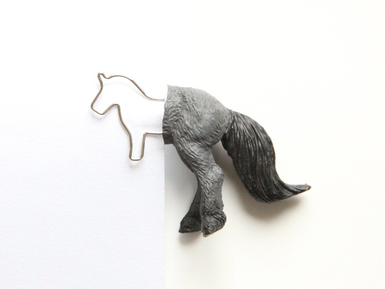 Bookmark Gray horse image 6