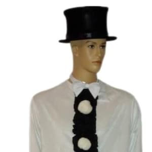 Christmas, Santa-Con Original Festival Snowman Costume-Bow Tie & Top Hat,  X-Large