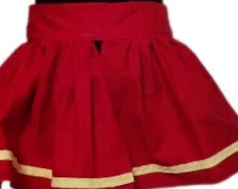 moon drop sundrop inspired look moondrop Comic-Con cosplay costume panel skirt for 32&quot;- 50&quot; waist tie is 60&quot;