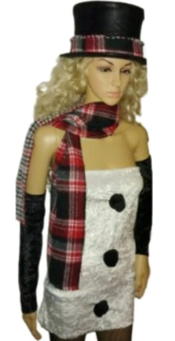 Christmas Santa-Con Snow Woman- Snowman- Costume Dress
