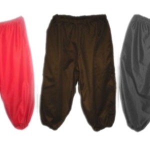 Ren-Faire Pirate Costume Pants- Custom Sizes:SCA Renaissance Costumes- Optional Deep Pockets and Belt Loops- Select Colors