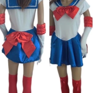 Sailor Moon Puppenkostüm- Erwachsene kleine Medium 30 &quot;- 34&quot; Taille-4 Stück-Cosplay, Anime, Comic-Con