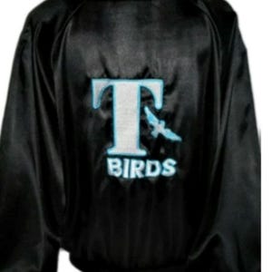 1950&#39;s Sandy or Danny Grease pink ladies t bird theme party T Bird sock hop look costume bomber jackets LG waist-30&quot;-38&quot;  chest-48&quot;